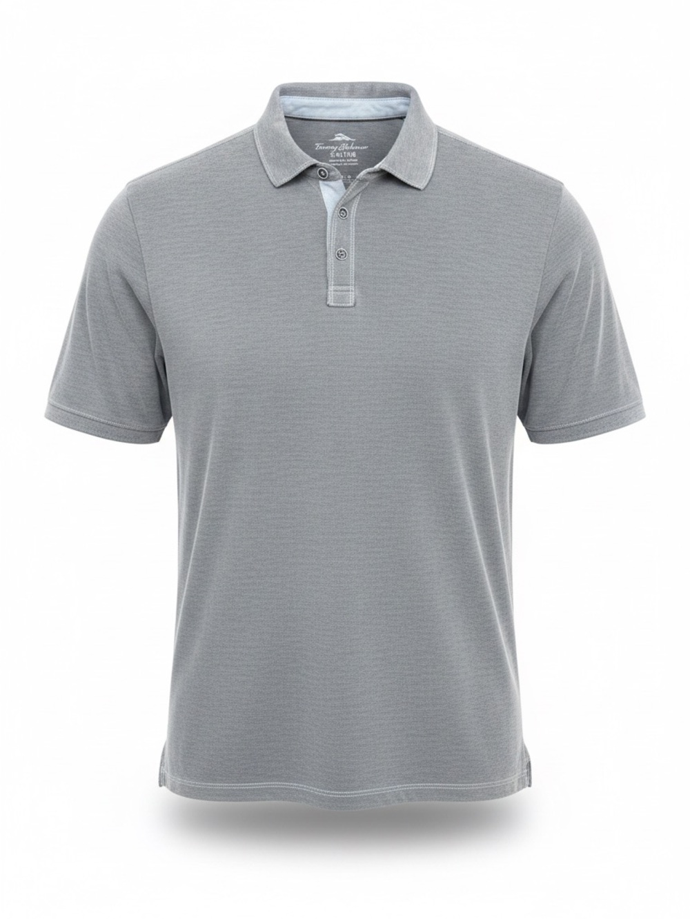 Tommy Bahama Men’s XXL Polo Gray TENCEL Lyocell Short Sleeve Marlin